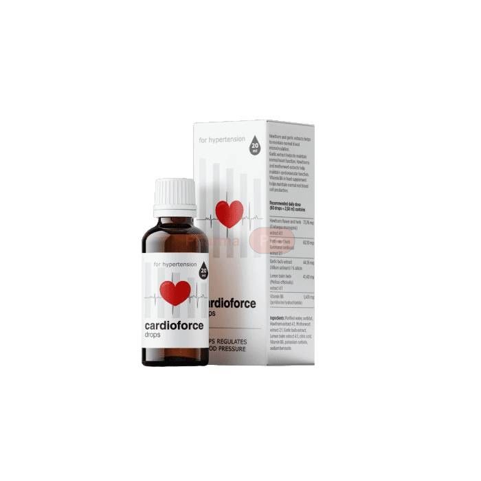 ❀ Cardioforce ⏤ Tropfen von Bluthochdruck