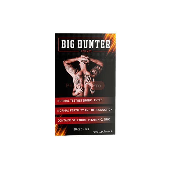 ❀ Big Hunter ⏤ cápsulas para prostatite