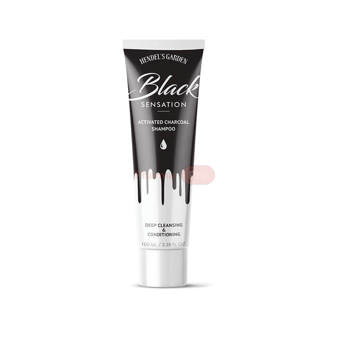 ❀ Black Sensation ⏤ დეტოქს შამპუნი ბუნებრივი ინგრედიენტებით